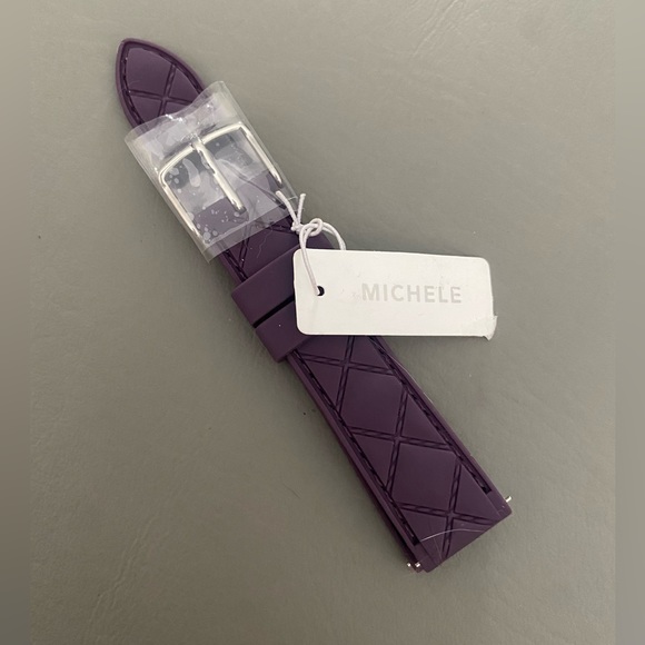 NWT Michele silicone quilted watch strap - Picture 4 of 5